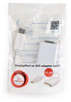 displayport to dvi - Cablexpert DisplayPort v1.2 to Dual-Link DVI Adapter A-DPM-DVIF-03 White - 2 nuotrauka