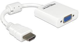 hdmi to vga - Delock Adapter HDMI to VGA White - 1 nuotrauka