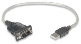 usb adapteris rs232 - Manhattan Adapter USB to Serial Converter 0.45m - 3 nuotrauka