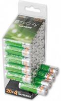 elementai aa - Techly Alkaline Batteries 24x AA - 2 nuotrauka