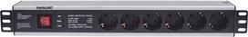 ilgintuva su rite - Intellinet Power Strip Rack 19'' 1.5U 250V/16A 6xSchuko 3m - 3 nuotrauka