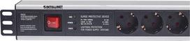ilgintuva su rite - Intellinet Power Strip Rack 19'' 1.5U 250V/16A 6xSchuko 3m - 4 nuotrauka