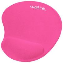 mouse pad gel - LogiLink Mousepad w/Gel Wrist Rest Pink - 1 nuotrauka
