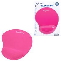 mouse pad gel - LogiLink Mousepad w/Gel Wrist Rest Pink - 2 nuotrauka