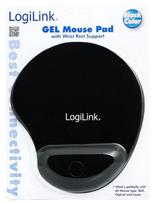 wrist rest - LogiLink Mousepad w/Gel Wrist Rest Black - 3 nuotrauka