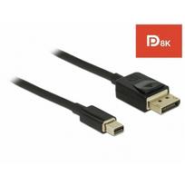 displayport cable - Delock Cable Displayport to Mini Displayport 2m Black - 4 nuotrauka