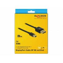 displayport cable - Delock Cable Displayport to Mini Displayport 2m Black - 5 nuotrauka