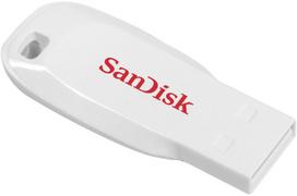 SanDisk Cruzer Blade 16GB White (Baltas)
