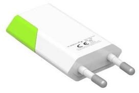 usb extender - Techly Charger USB White/Green - 1 nuotrauka