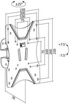 monitor 20 - LogiLink BP0006 TV Wall Mount 23–42" - 2 nuotrauka