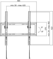 televizorius 55” - LogiLink BP0010 TV Wall Mount 32–55" - 2 nuotrauka