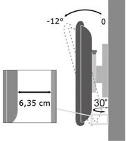 televizoriai 19 - Techly Wall Mount For LCD/LED/PDP 19-37'' Black - 2 nuotrauka
