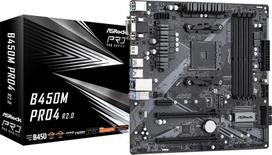 b450 pagrindine plokste - ASRock B450M PRO4 R2.0 - 5 nuotrauka