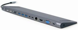 usb c 3.5mm - Adapteris GEMBIRD A-CM-COMBO9-01 - 1 nuotrauka