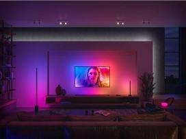 stalines lempos staliukas - Philips Hue Gradient Signe table lamp, juodas - 6 nuotrauka