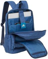 laptopo krepsiai - Rivacase 7560 Laptop Backpack 15.6'' Blue - 8 nuotrauka