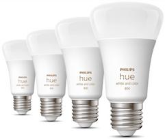 wacom - LED lemputė Philips Hue White & Color, įvairių spalvų, E27, 6.5 W, 570 - 830 lm, 4 vnt. - 2 nuotrauka