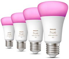 wacom - LED lemputė Philips Hue White & Color, įvairių spalvų, E27, 6.5 W, 570 - 830 lm, 4 vnt. - 3 nuotrauka