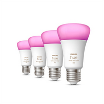 wacom - LED lemputė Philips Hue White & Color, įvairių spalvų, E27, 6.5 W, 570 - 830 lm, 4 vnt. - 4 nuotrauka