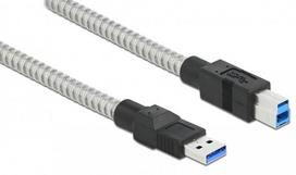 usb a usb b 3.0 - DELOCK USB 3.2 Gen 1 Cable Type-A 2m - 2 nuotrauka