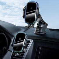 wireless telefono laikiklis - Automobilinis laikiklis Baseus Light Electric Holder Wireless - 6 nuotrauka