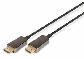 ASSMANN DisplayPort AOC Hybrid-fiber connection cable M/M 30m UHD 8K60Hz CE gold bl