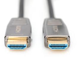 hdmi fiber cable - ASSMANN HDMI AOC Hybrid-fiber connection cable Type A M/M 10m UHD 8K60Hz CE gold bl - 3 nuotrauka