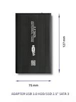 ssd external hard drive - Qoltec HDD / SSD 2,5 "SATA3 USB 3.0 - 5 nuotrauka