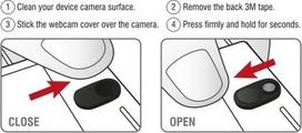 webcam cover - Priedas Delock WebCam Cover - 2 nuotrauka