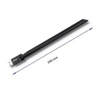 wifi antenna - QOLTEC 57001 Qoltec USB Wi-Fi Wireless Adapter with antenna - 2 nuotrauka
