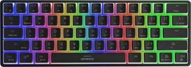 rgb klaviatura - Klaviatūra Genesis Thor 660 RGB Gateron Red EN, juoda, belaidė - 1 nuotrauka