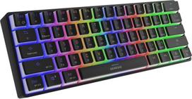 rgb klaviatura - Klaviatūra Genesis Thor 660 RGB Gateron Red EN, juoda, belaidė - 2 nuotrauka