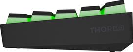 rgb klaviatura - Klaviatūra Genesis Thor 660 RGB Gateron Red EN, juoda, belaidė - 5 nuotrauka