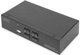 display port laidas - DIGITUS KVM Switch 2x1 HDMI 4-Port Single Display 4K/30Hz FreeSync - 1 nuotrauka