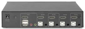 display port laidas - DIGITUS KVM Switch 2x1 HDMI 4-Port Single Display 4K/30Hz FreeSync - 2 nuotrauka