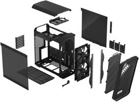 fractale - Fractal Design Torrent Compact TG Dark Tint, juoda - 4 nuotrauka