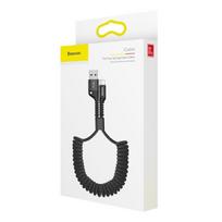 usb lightning laidas baseus - BASEUS USB2.0 A kištukas - IP Lightning kištukas 1.0m juodas - 3 nuotrauka