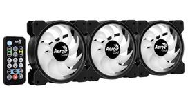 korpuso ventiliatoriai argb - Aerocool Saturn 12F ARGB Pro  Juoda - 5 nuotrauka