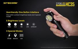 zibintuvelis 18650 - Nitecore HC35  - 5 nuotrauka