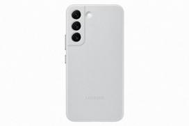 samsung s90 - Samsung "Leather Cover Galaxy S22 (EF-VS901LJEGWW)" Light Gray - 1 nuotrauka