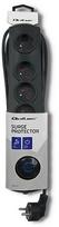 ilgintuvas 1.5 - Qoltec Surge Protector Power Strip 1.8m Black - 4 nuotrauka