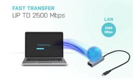 adapteris usb ps 2 - Adapteris i-Tec, USB-C / RJ-45, juodas, 0.3 m - 4 nuotrauka