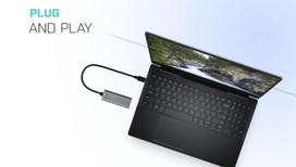 adapteris usb ps 2 - Adapteris i-Tec, USB-C / RJ-45, juodas, 0.3 m - 5 nuotrauka