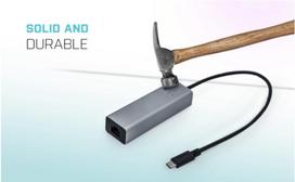 adapteris usb ps 2 - Adapteris i-Tec, USB-C / RJ-45, juodas, 0.3 m - 6 nuotrauka
