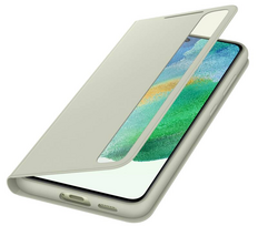 samsung s21 fe deklas - Samsung "Smart Clear View Cover Galaxy S21 FE (EF-ZG990CME)" Olive Green - 4 nuotrauka