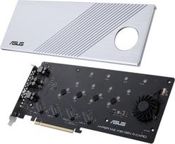 m.2 pcie adapter - Asus HYPER M.2 X16 GEN 4 CARD | 90MC08A0-M0EAY0 - 2 nuotrauka