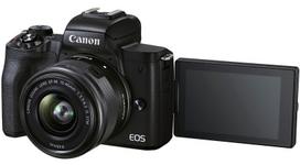 canon m50 - Canon EOS M50 Mark II 15-45 IS STM (Black) - 4 nuotrauka