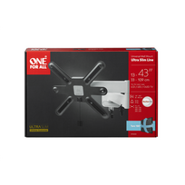 universalu televizoriaus - ONE For ALL Wall mount, WM 6251, 13-42 ", Turn, Tilt, Maximum weight (capacity) 25 kg, Black/Grey - 2 nuotrauka