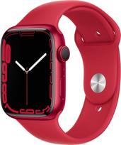 apple watch 7 series gps - Apple Watch Series 7 GPS, 45mm Red Aluminium Case with (PRODUCT)RED Sport Band (Raudonas) - 2 nuotrauka
