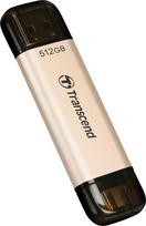 512gb usb flash drive - Transcend JetFlash 930C, aukso, 512 GB - 4 nuotrauka
